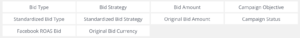 campaign analytics - bid details