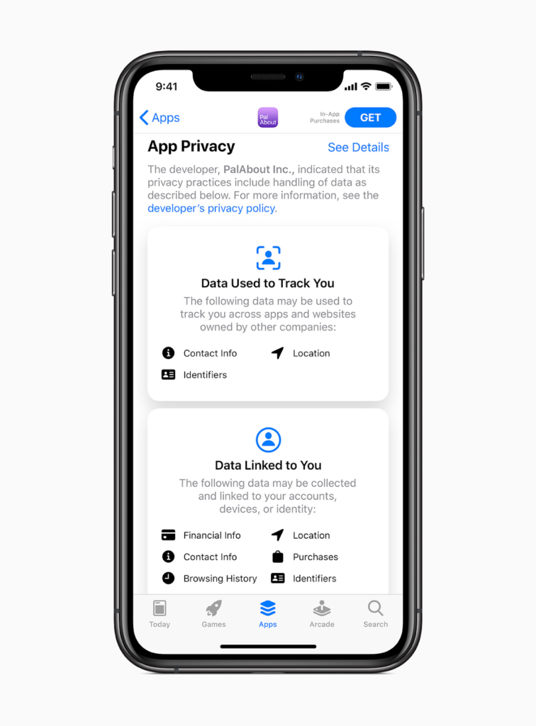 App privacy