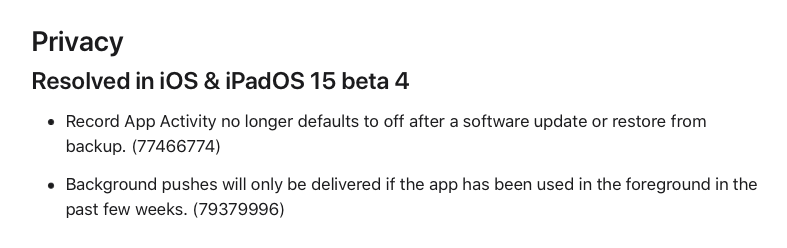 apple kills iOS 15 uninstall tracking