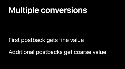 Multiple conversions