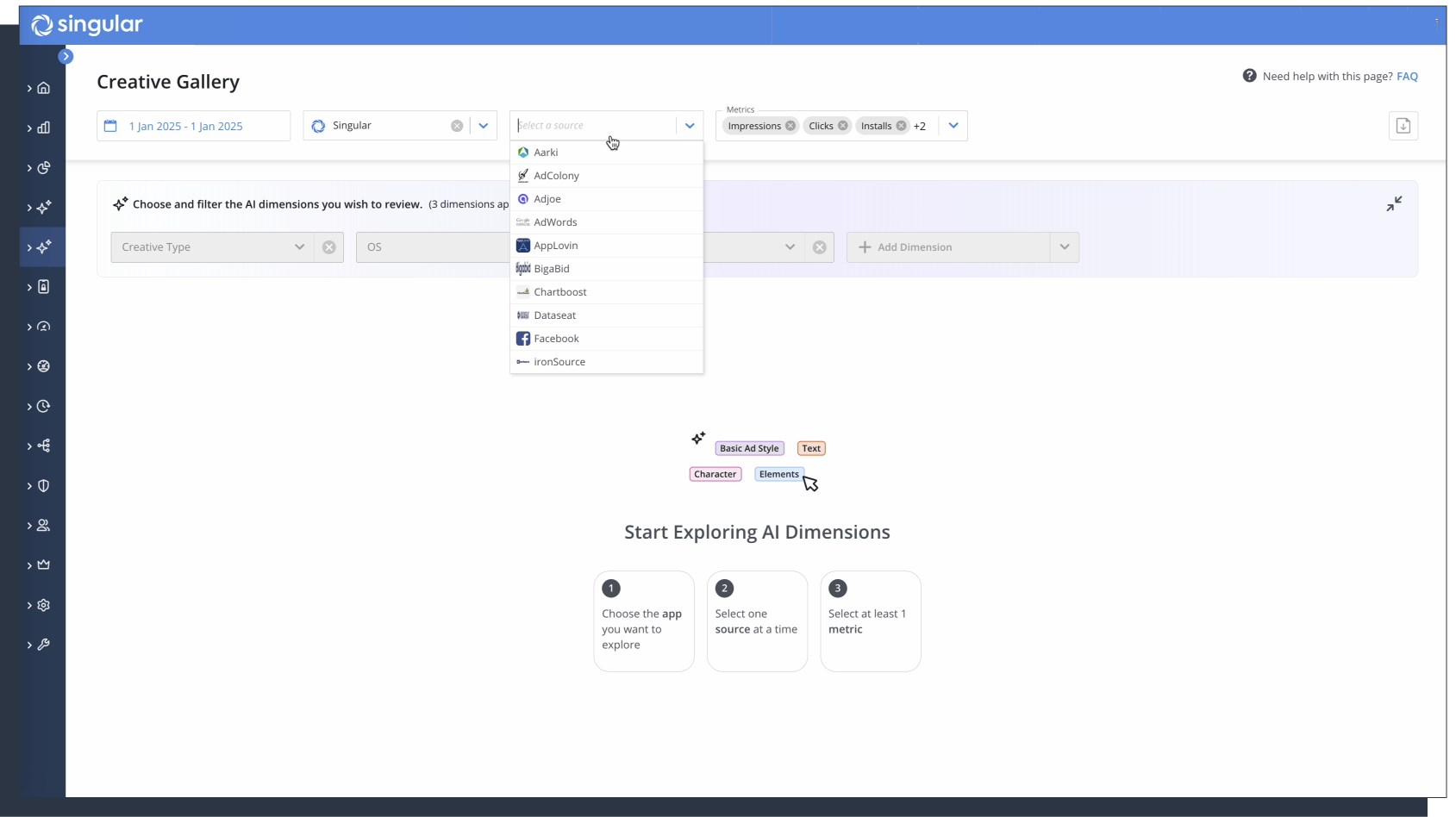 Creative IQ - AI Tagging UI