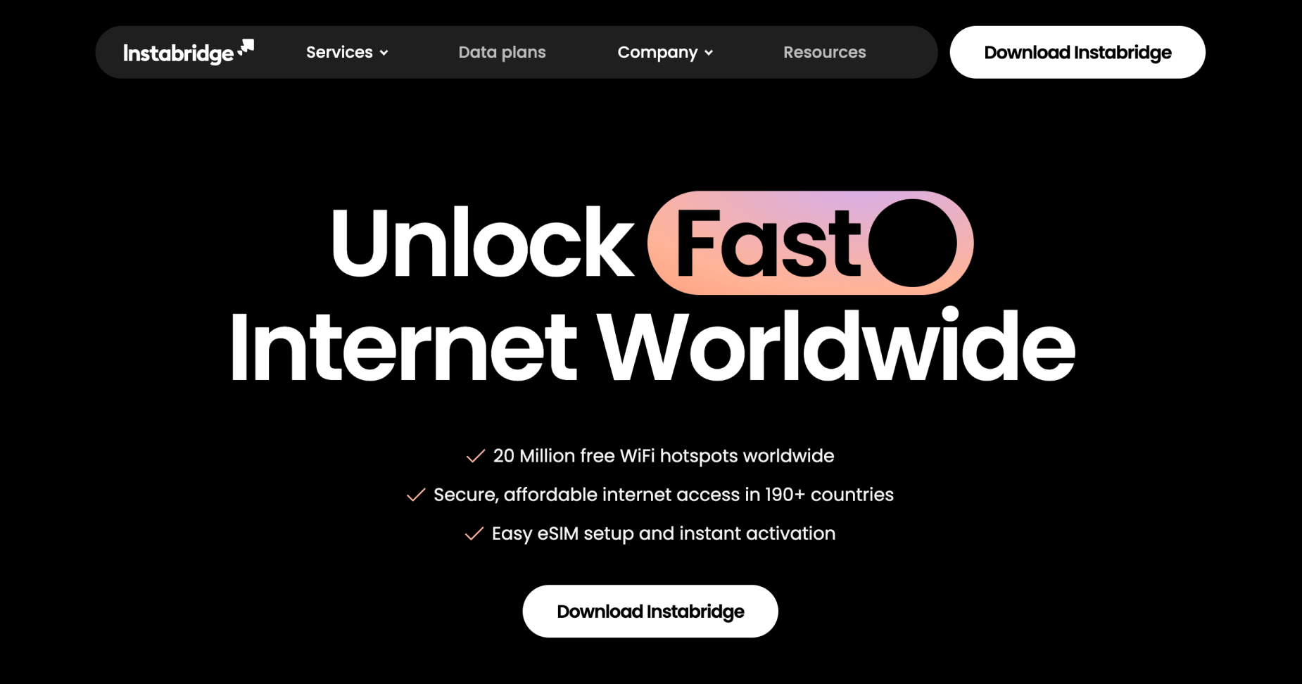 creative iq instabridge website image